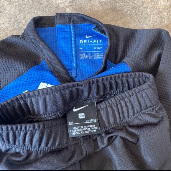 Nike Blue and Black Long Sleeve Bodysuit - Picture 4 of 4